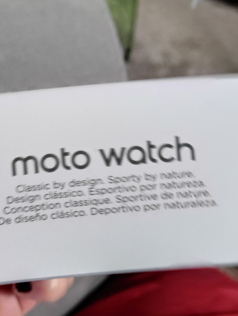 Android Motorola Moto Watch — Black Model # XT2547-2 - Picture 6 of 15
